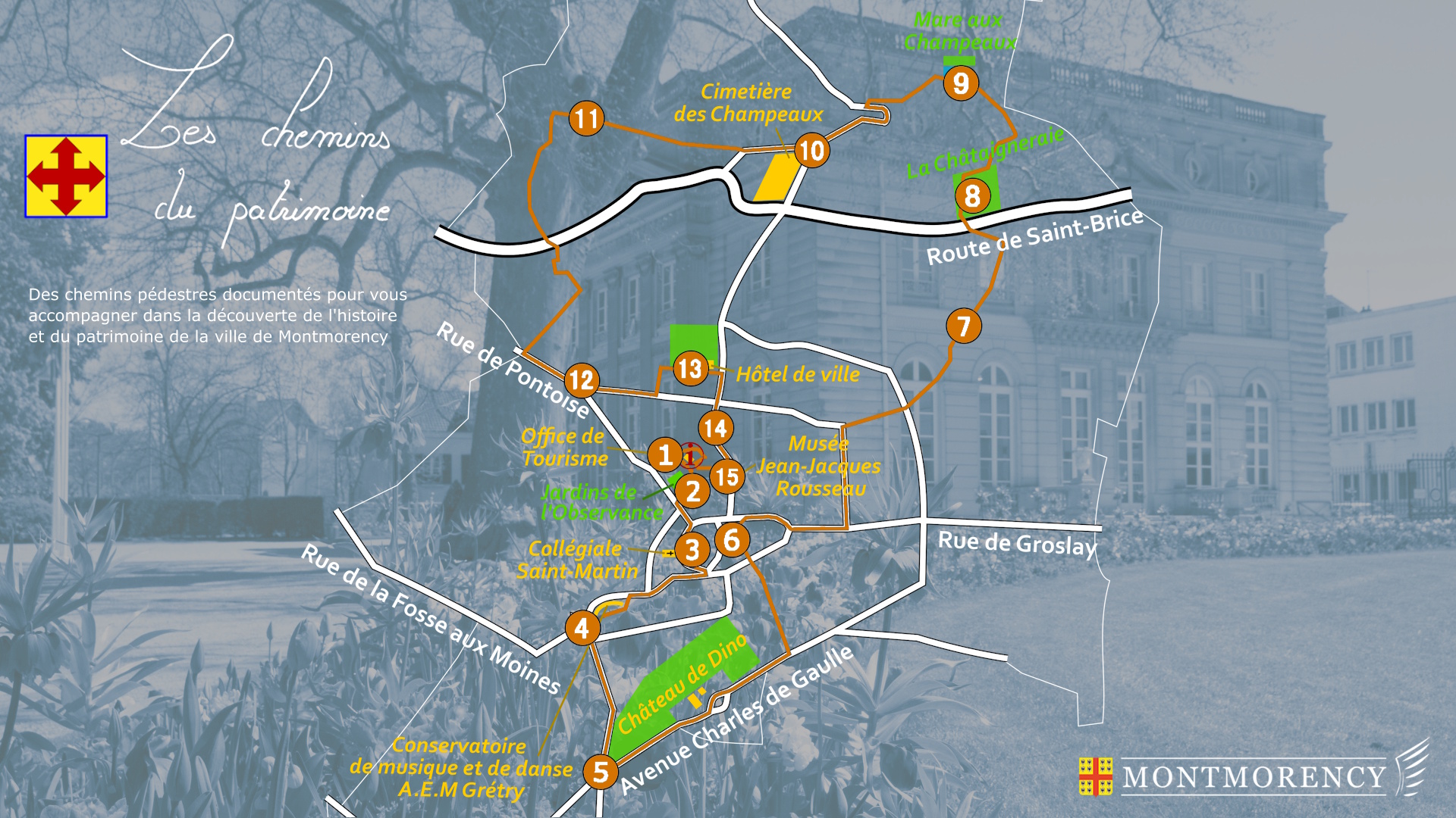 Carte interactive du patrimoine de Montmorency