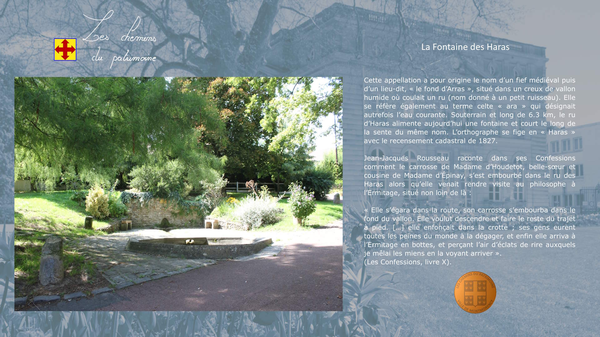 Fiche : Fontaine des Haras
