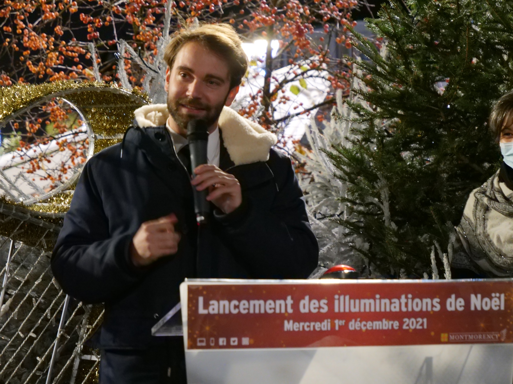 Lancement des illuminations de Noël