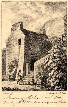 Le petit Mont-Louis au 19e siècle par Lameau- Musée Jean-Jacques Rousseau- Montmorency	