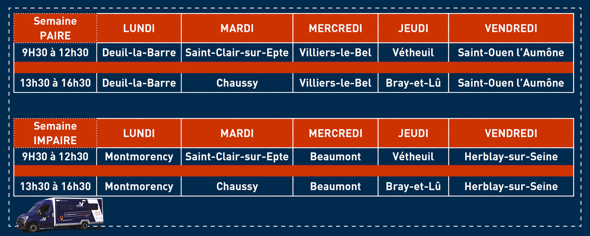 horaires