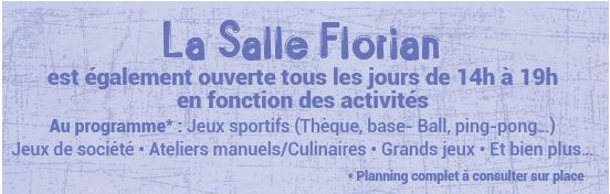 Activités février salle Florian