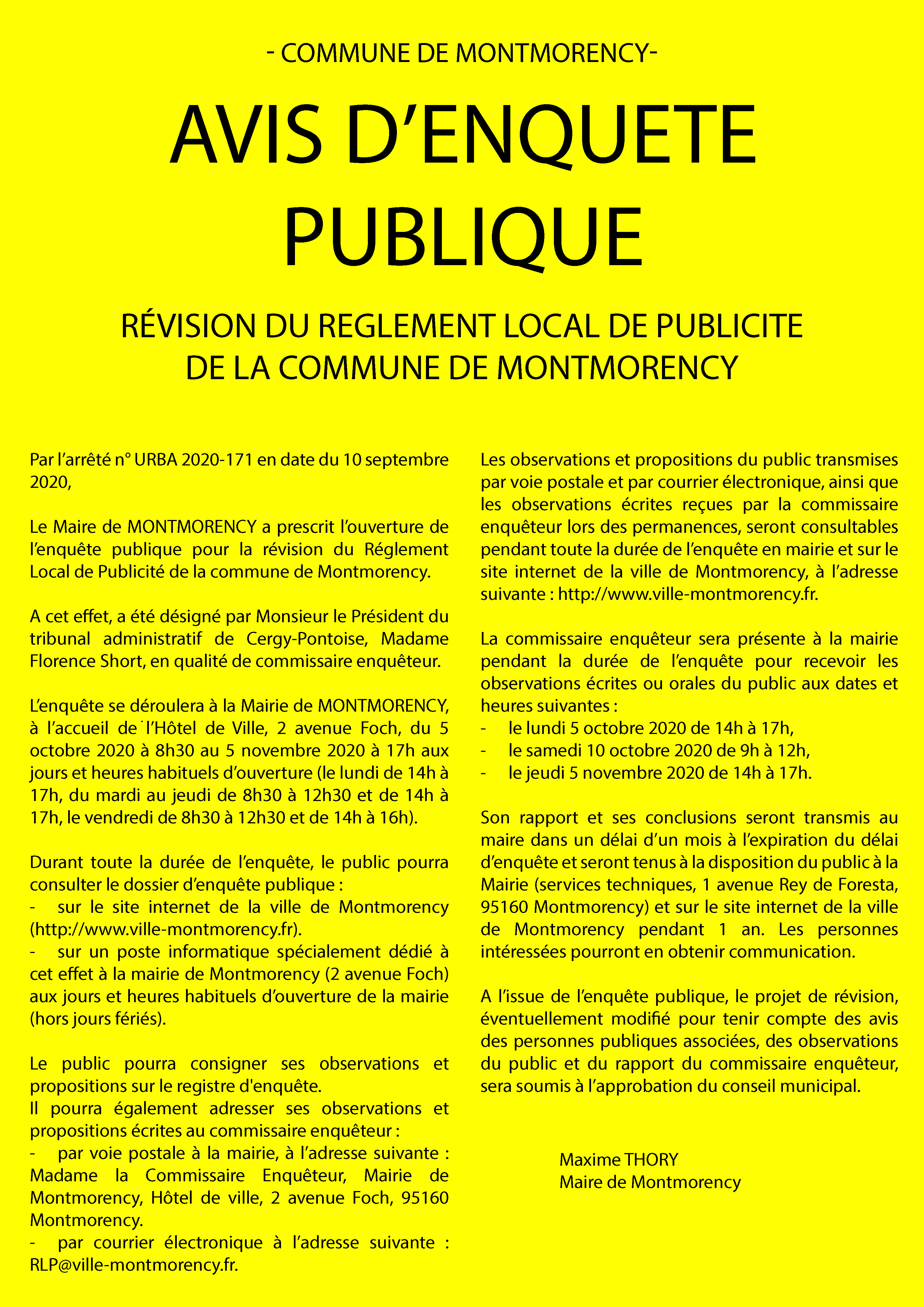 Règlement local de publicité