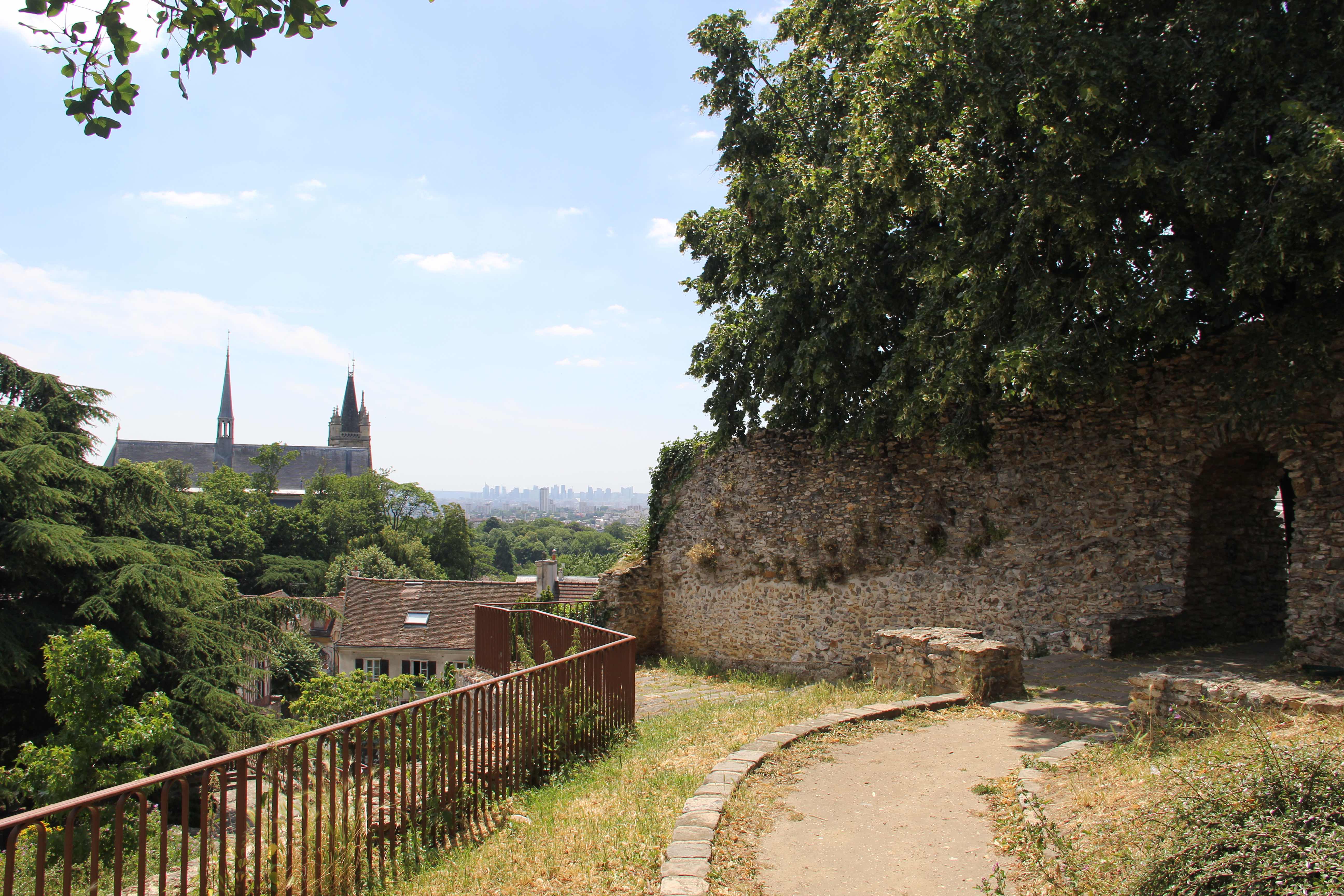 Vue des remparts de Montmorency