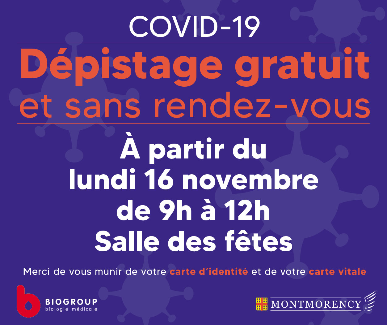 Dépistage COVID
