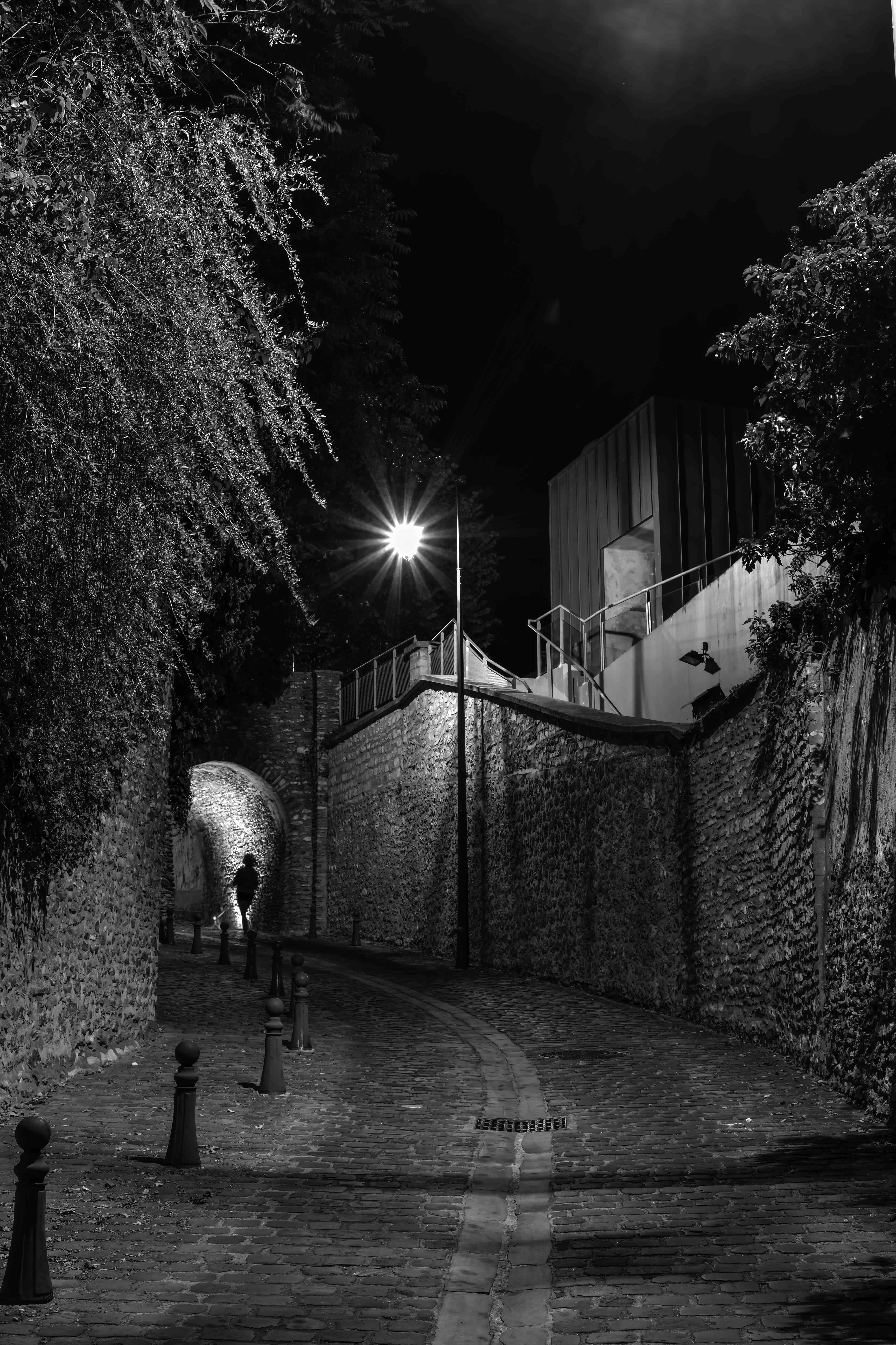 Olivia Hooreman, Beauté nocturne angoissante, rue des Granges, 2019.