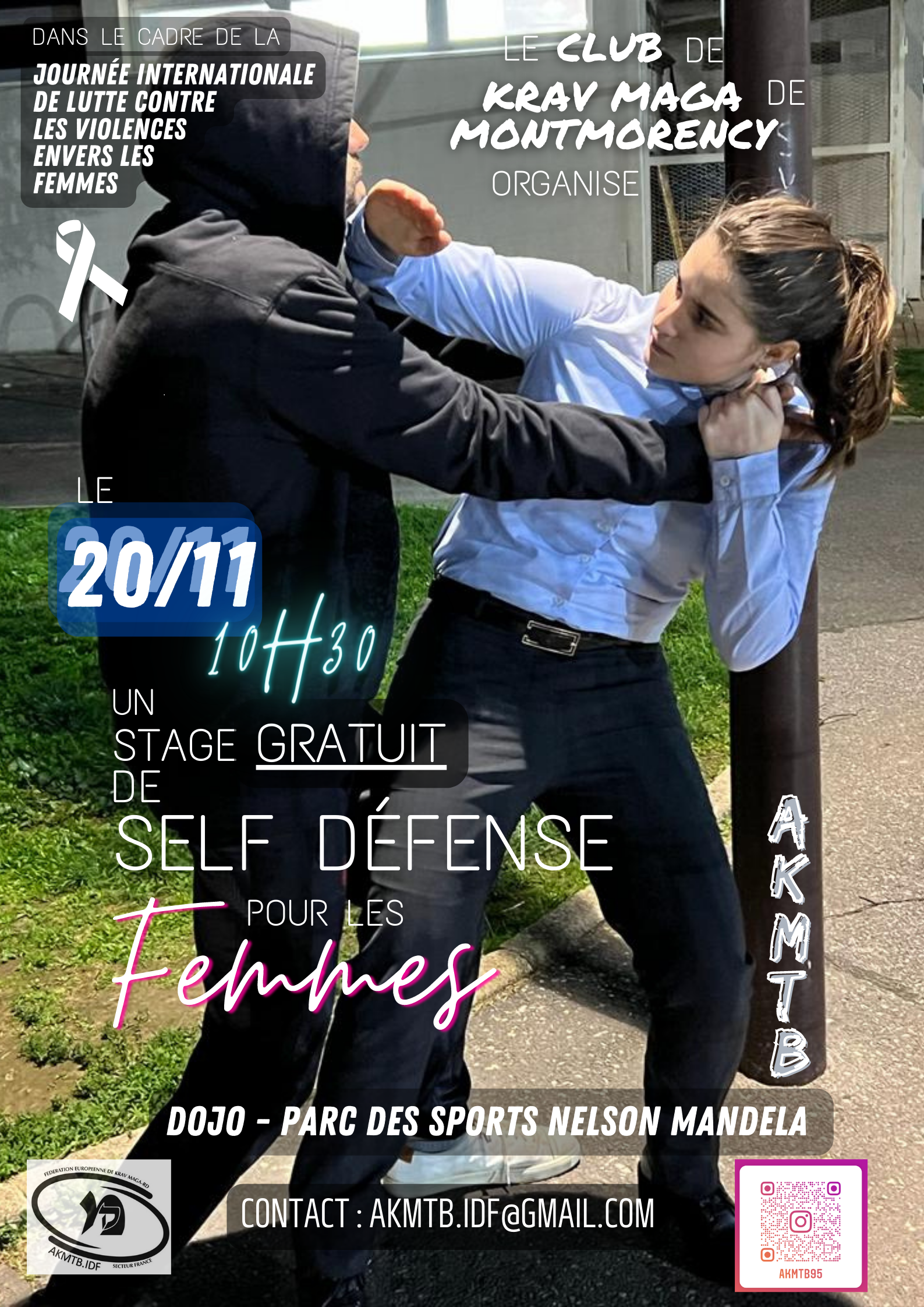 Affiche événement Krav-Maga
