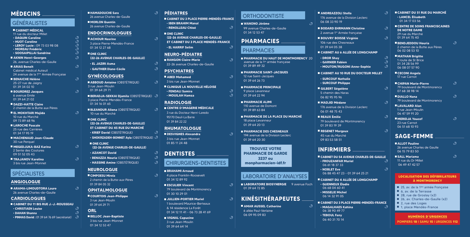 annuaire des professionnels de santé