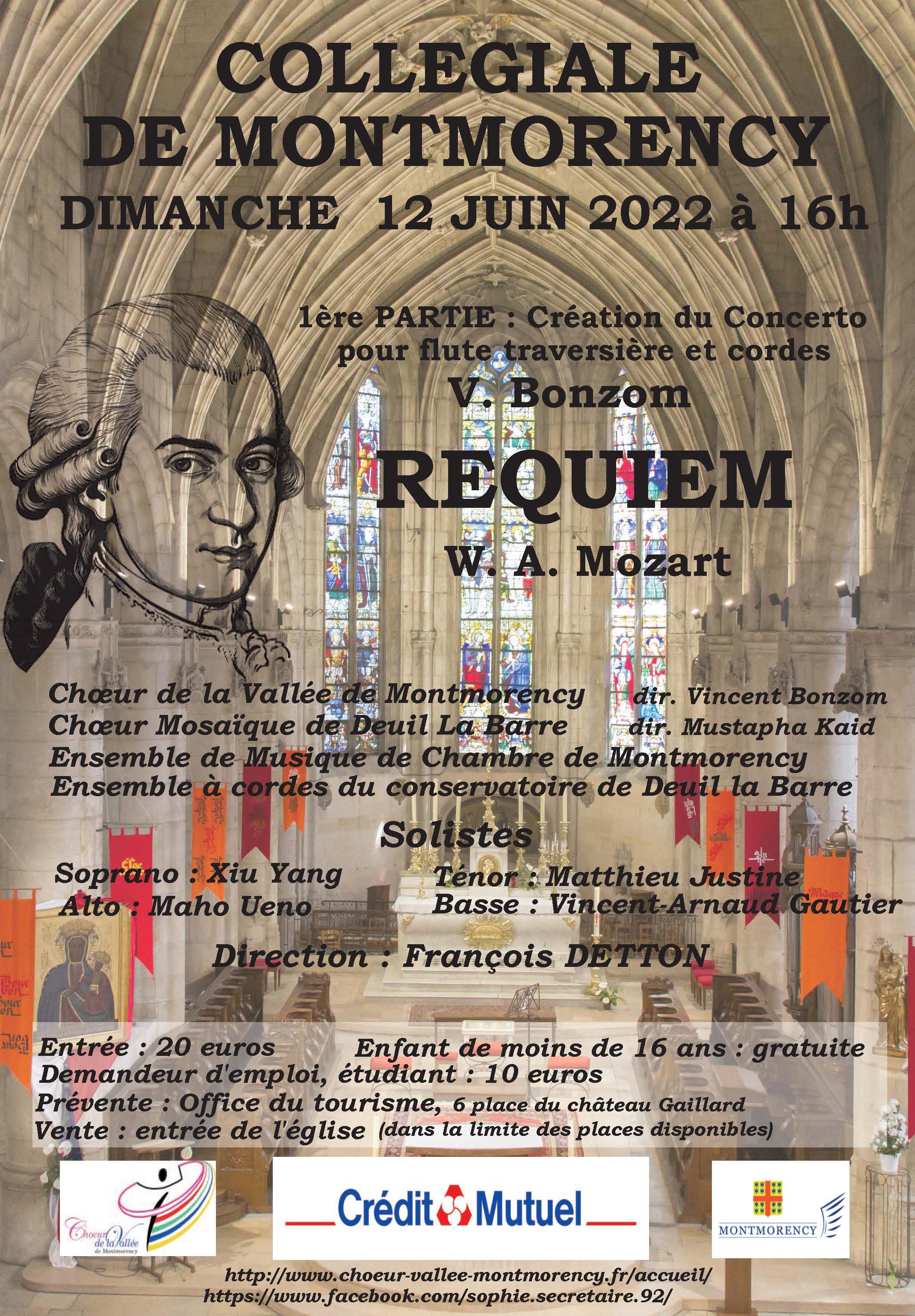 affiche concert 2022 choeur vallée de montmorency