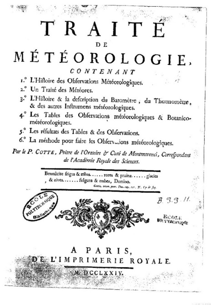 Traité de météorologie