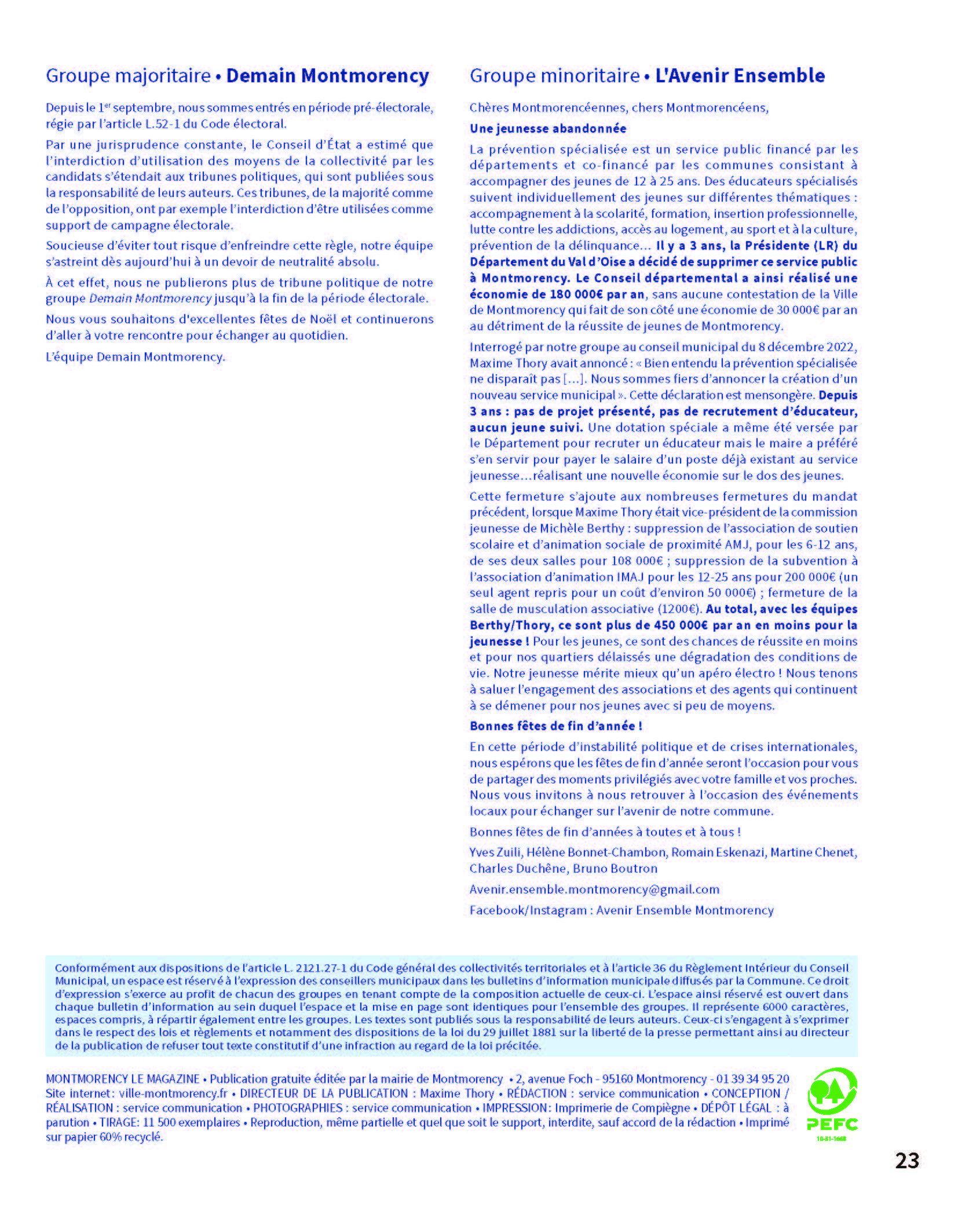 magazine 49 - tribunes politiques