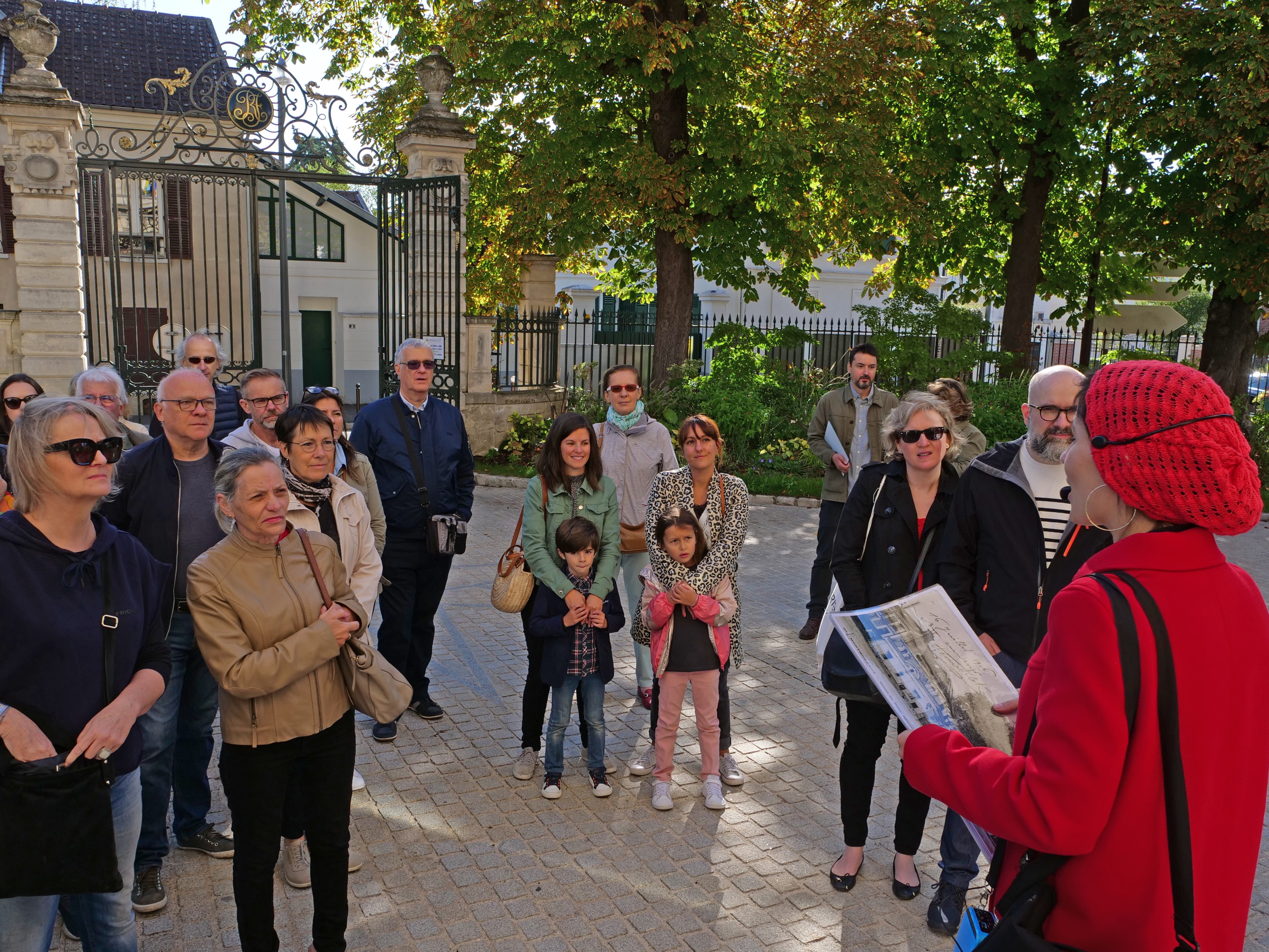 Visiteurs journées du patrimoine à Montmorency