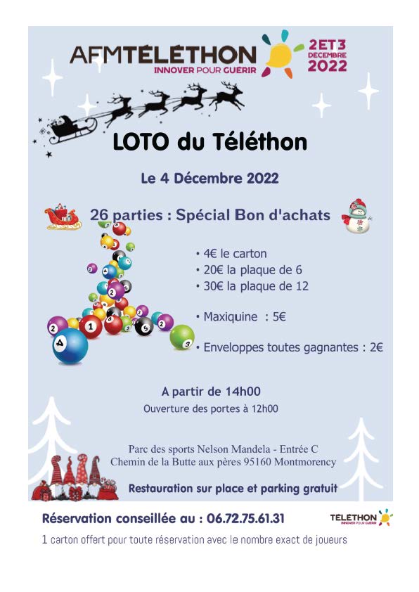 loto du téléthon 2022