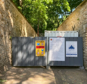 Pont des Granges en travaux