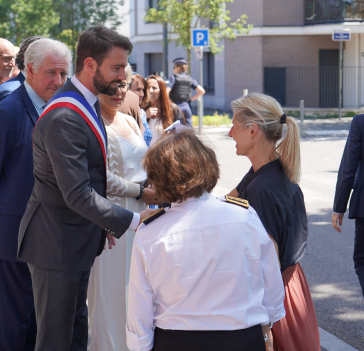 Visite de la ministre Marie Barsacq à l'Aquadium