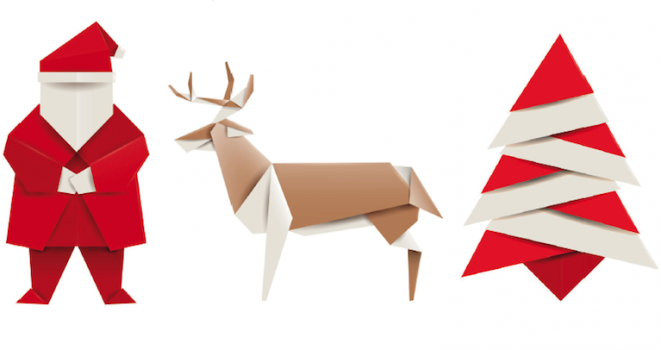 Ateliers de Noël : origami Vignette