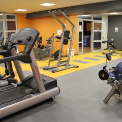 La salle de cardio-training de l'Aquadium