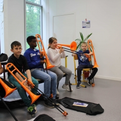 Classe orchestre à l'école La Fontaine