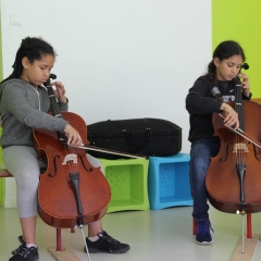 Classe orchestre à l'école La Fontaine