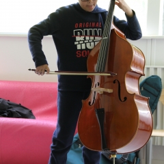 Classe orchestre à l'école La Fontaine