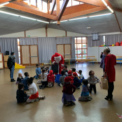 Distribution de chocolats