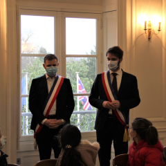 Les écoliers à la découverte de la mairie