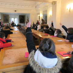 Les écoliers à la découverte de la mairie