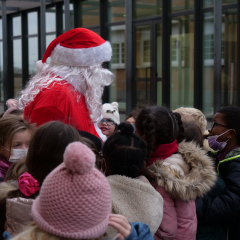 Distribution de chocolats