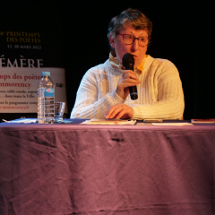 Christine Roucaute, poétesse et présidente de l’association l’Ouvre boîte à Poèmes