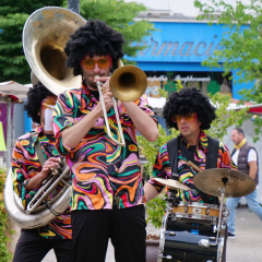 La Fanfare disco de retour place Levanneur 