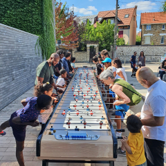 Babyfoot géant place Mendès-France