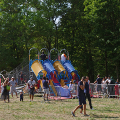 Parcours du combattant au parc de la Serve