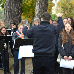 Les élèves du Conservatoire nous ont offert un touchant moment musical