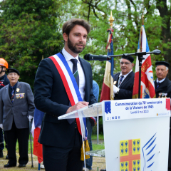 Cérémonie du 8 mai 2023 à Montmorency