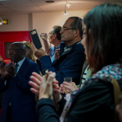 Dévoilement de la plaque nominative du Centre culturel Rachel Félix