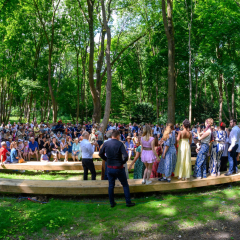 Inauguration du parc du Château de Dino