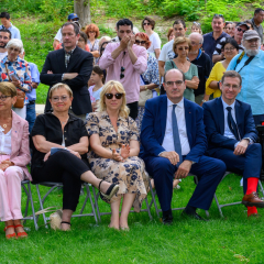 Inauguration du parc du Château de Dino