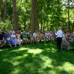 Inauguration du parc du Château de Dino