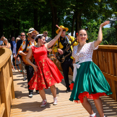 Inauguration du parc du Château de Dino