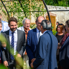 Inauguration du parc du Château de Dino