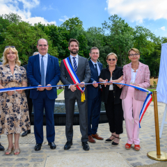 Inauguration du parc du Château de Dino