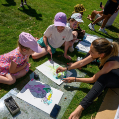 Inauguration du parc du Château de Dino