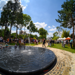 Inauguration du parc du Château de Dino
