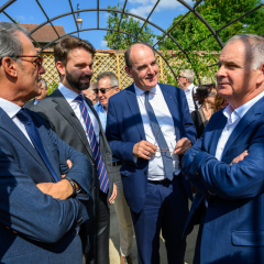 Inauguration du parc du Château de Dino