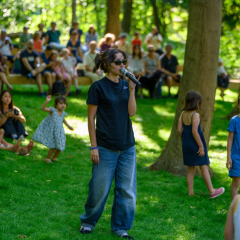 Inauguration du parc du Château de Dino