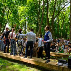 Inauguration du parc du Château de Dino