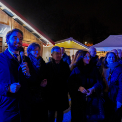 Inauguration du marché de Noël
