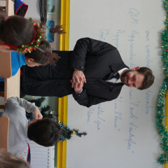 Distribution des chocolats