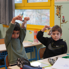 Distribution des chocolats