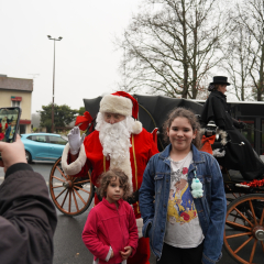 Tour du Père Noël en calèche